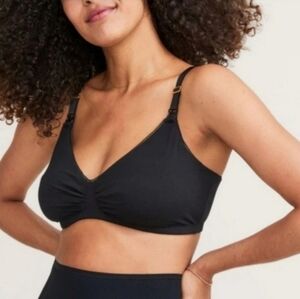 Hatch the everyday nursing bra in black, small